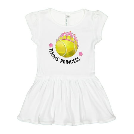

Inktastic Tennis Princess- Tiara Girls Baby Dress