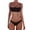 Black, variant on Sngxgn Women's High Cut String Bikini Set Swimsuits Bathing Suits 2 Piece(Black,XXL)
