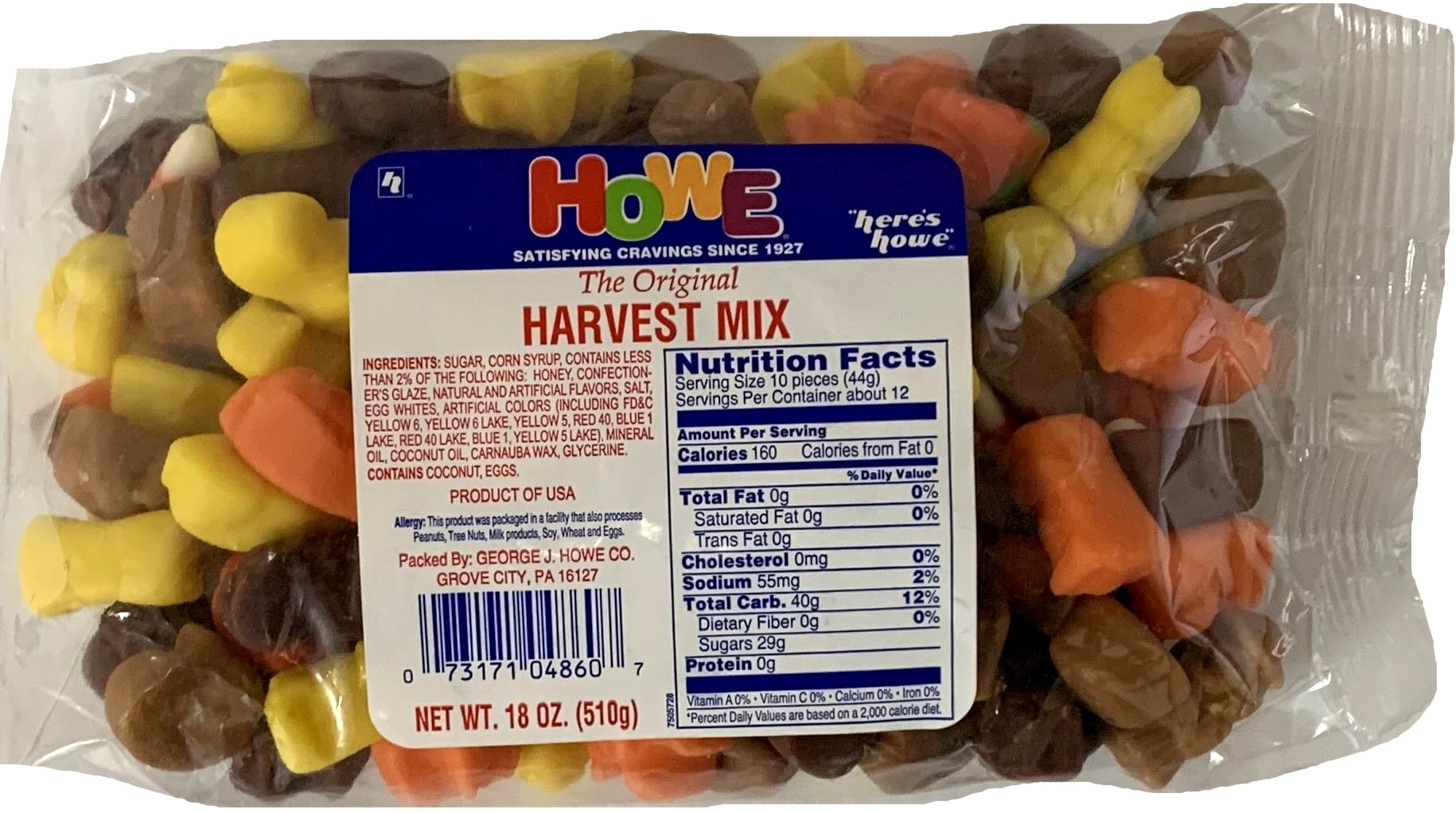 Howe The Original Harvest Mix Candy, 18 oz