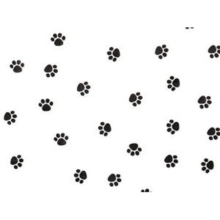 Paw Print Tissue - 20 PAW PRINT Recycled Gift Wrap Pom Pom Tissue Paper