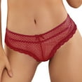 thumbnail image 6 of HUPOM Eatable Panties Panties For Women High Waist Activewear Tie Comfort Waist Red 5XL, 6 of 9