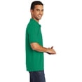thumbnail image 3 of Mens Short Sleeve Jersey Knit Polo Shirts, Golf Shirt (Green-4X-Large), 3 of 5