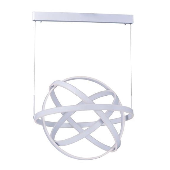 ET2 E24586-MW Gyro LED LED 32 in. Matte White Single Pendant Ceiling Light