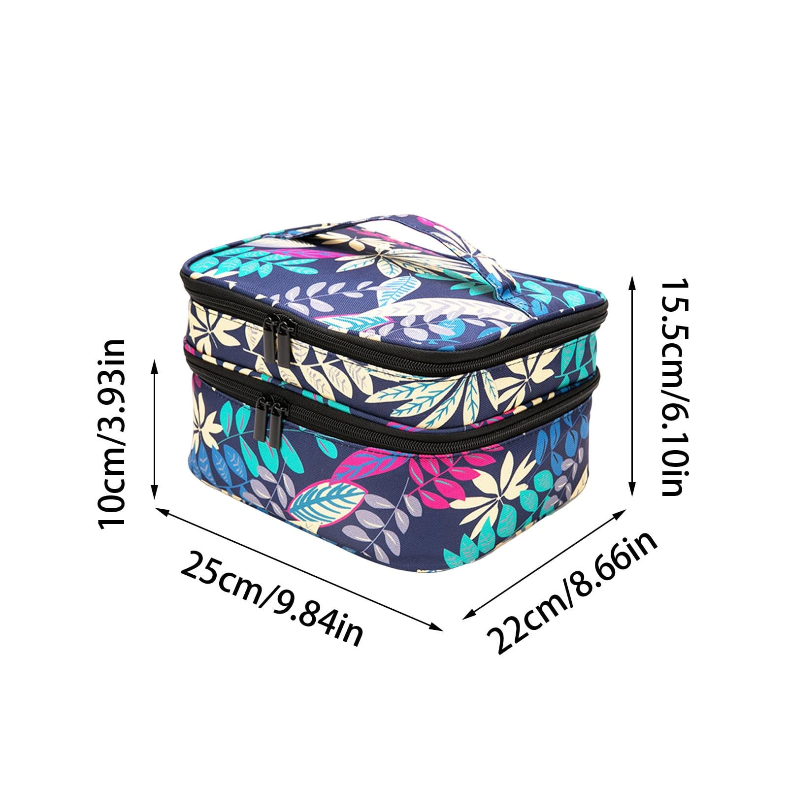 Sewing Supplies Organizer Large Double-Layer Storage Box, Travel Sewing Kit Bag for Needles, Thread, Crochet Hooks, Scissors, DIY Craft and Accessories