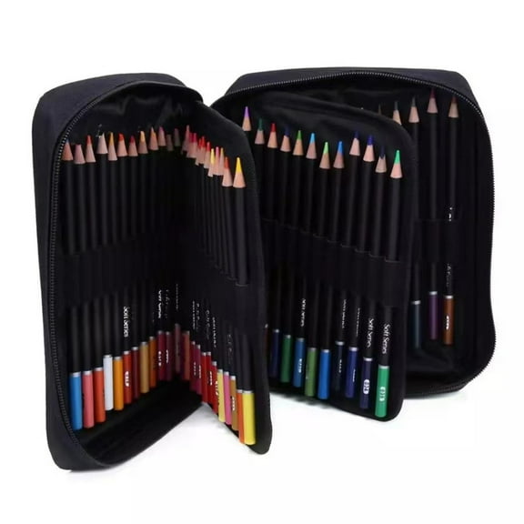 JZROCKER 72 Pcs Professional Oil Colored Pencils Set Artist Painting Sketching Drawing Art Supply