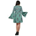 thumbnail image 4 of Moomaya Robe Droite Mini à Manches Longues Évasées Imprimée pour Femmes Vêtements d'Été, 4 of 6