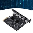 thumbnail image 4 of USB 3.2 TYPE A Card, Widely Compatible Short Circuit Prevention USB 3.2 Gen 2 Expansion Card PCB  for Replacement, 4 of 7