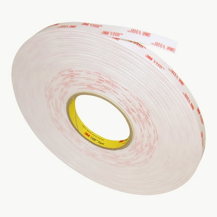 3M VHB Tape [45 mil / general purpose] (4950): 1/2 in. x 36 yds. (White)