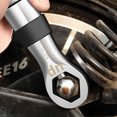 thumbnail image 4 of Muyoka Llave de trinquete 7-19 mm Llave ajustable Llave de trinquete métrica e imperial 23 en 1 Llave ajustable de acero Herramientas manuales de reparación portátiles para automóvil Bicicleta Motocic Muyoka Hogar, 4 of 7