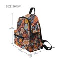 thumbnail image 3 of FORMRS School Backpack with Front Zippered Pocket 12" Student Travel Daypack, Colorful Flowers, 3 of 6