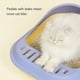 thumbnail image 5 of Lavabo de plástico Caja de arena para gatos Pakeway Gran espacio Carcasa innovadora Estructura biomimética Diseño de pedal de fuga Material PP respetuoso con el medio ambiente Estructura de separación, 5 of 8