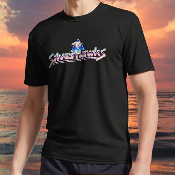 New item Silver Hawks Logo Active Logo TEE T-Shirt Funny American Size S to 5XL