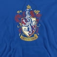 thumbnail image 2 of Harry Potter Gryffindor Crest Unisex Adult Pull-Over Heather Hoodie, Small, Royal, 2 of 4