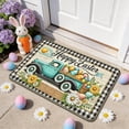 thumbnail image 4 of Easter Door Mat Non Slip Absorbent Floor Rug, Washable Kitchen Mat for Entrance Porch Bathroom Decor, Holiday Themed Indoor Outdoor Carpet for Home(Q), 4 of 6