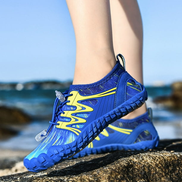 Zapatos acuáticos para niños Zapatos transpirables para correr para niños para caminatas en el lago (Azul 29) Ehuebsd Tenis De Mujer Tenis De Hombre