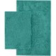 thumbnail image 1 of Luxurux Bathom Alfombes: alfombras de baño de baño de baño de lujo extra suaves, material de microfibra de chenille de 1 '', súper absorbente (conjunto rectangular, turquesa) LuxUrux tapetes para baño, 1 of 1