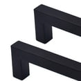 thumbnail image 6 of 2x Cabinet Pulls Wardrobe Hardware Dresser Easy Installation Drawer Handles Black, 6 of 7