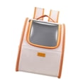 thumbnail image 3 of Bolsa de Mochila para gatos Yuyangstore Ventana Transparente Naranja Caja transportadora para gatos, 3 of 6