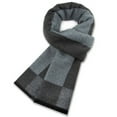 thumbnail image 1 of Bufanda larga y suave de invierno para hombre, bufanda con borlas a cuadros, bufandas clásicas suaves para clima frío, bufanda tipo manta navideña, regalos, 1 of 5