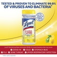 thumbnail image 6 of Lysol Disinfectant Wipes, Multi-Surface Antibacterial Cleaning Wipes, For Disinfecting and Cleaning, Lemon and Lime Blossom, 105 Count (Pack of 3), 6 of 7