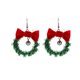 thumbnail image 1 of Pendientes con adornos navideños para mujer, pendientes con corona navideña, ganchos para rellenar calcetines, joyas hipoalergénicas para fiestas, regalos para hijas, 1 of 3