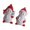 A, variant on Miniature Resin Snowman Figurine Festival Ornament Christmas Tree Decoration For Tabletop Mantel Porch Wreath Display