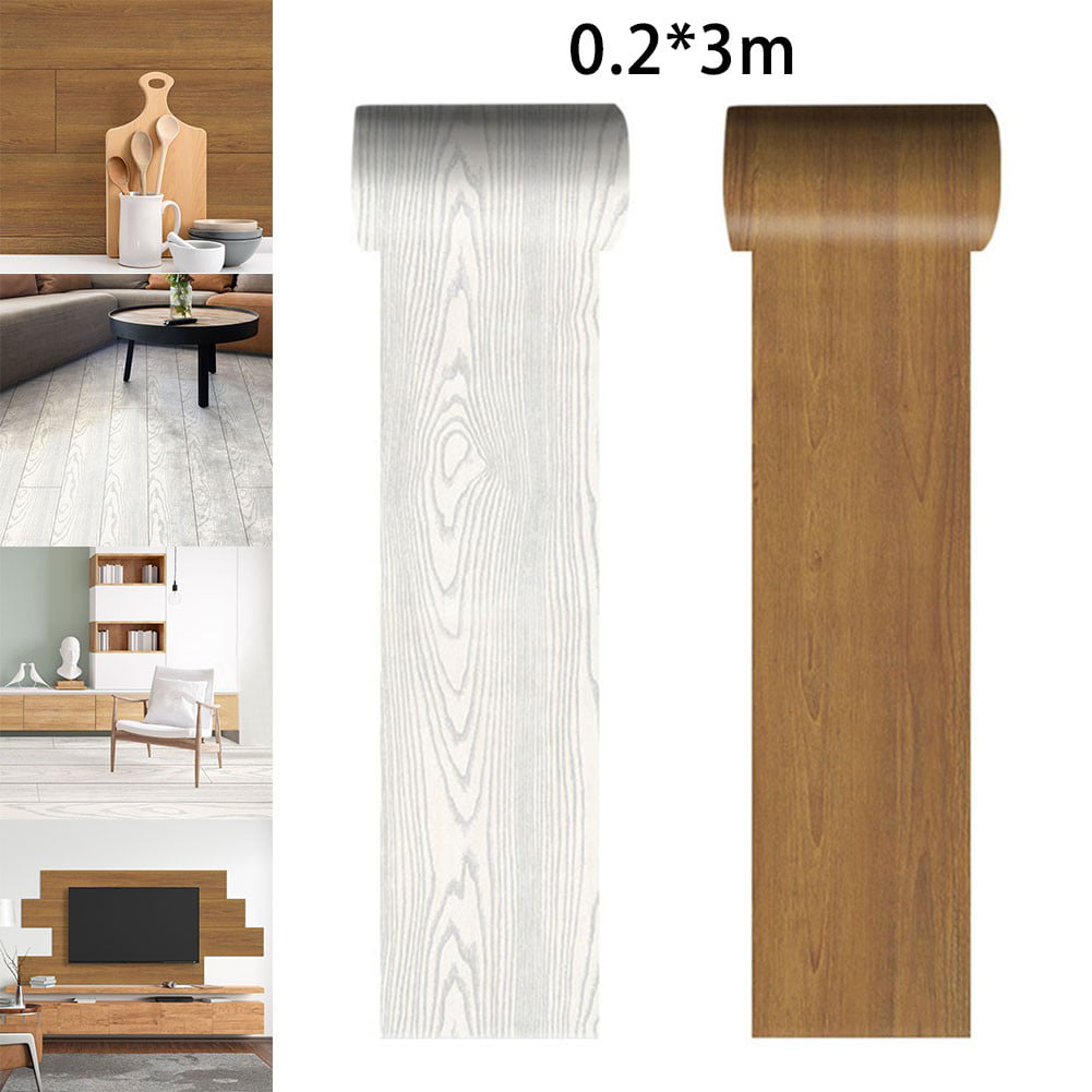 300cm Tiles Floor Sticker Self-adhesive Wood Pattern Kitchen Home Decor 20