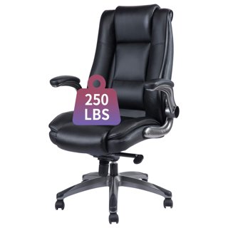 Serta Bonded Leather Office Chair with True Wellness AIR Tech, 250 lb ...