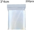 thumbnail image 4 of XM Culture 200Pcs Plastic Clear Food Storage Packing Coin Jewelry Reclosable Self Seal Bags, 4 of 10