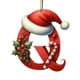 thumbnail image 2 of Adornos de árbol de Navidad personalizados con letras Q, adornos para árboles de Navidad, 2 of 6