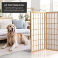 thumbnail image 6 of Red Lantern 3 ft. Short Window Pane Shoji Screen - Natural - 6 Panels, 6 of 7