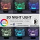 thumbnail image 2 of Lámpara One Piece luz nocturna con control remoto inteligente LED 3D suyoo 16 colores, 2 of 5