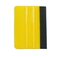 thumbnail image 4 of 5 Pieces Car Window Film Scraper Squeegee Scraper Tool for Window Tint Wallpaper Yellow 10x7cm, 4 of 9