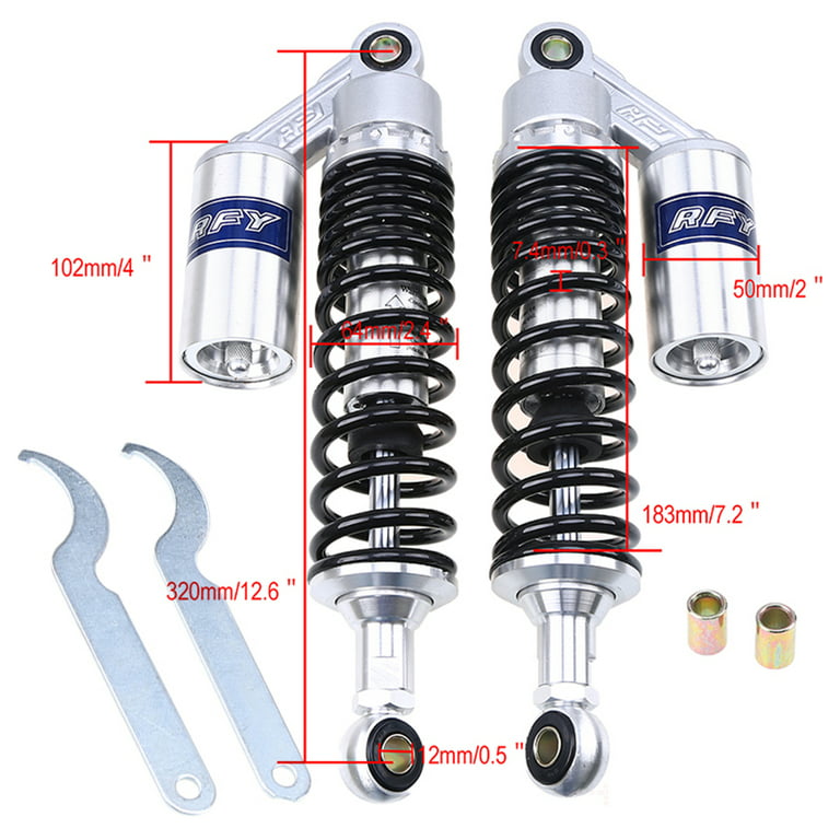  12.5Inch 320mm Universal Motorcycle Air Shock Absorber
