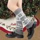 thumbnail image 1 of Thickened Christmas Socks With Snowflake Deer Patterns Winter Warm Ankle Cuffs Cozy Knitted Leg Warmers Stacking Socks And Woolen Sock Covers For Fall Winter, 1 of 6