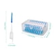 thumbnail image 2 of Anself 160pcs interdental brushes in a box, silicone soft fine bristles, clean teeth and massage gums, orange, 2 of 4