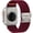 Wine Red, variant on BANDOVA Black Rugged Nylon Apple Watch Bands for Men , 26mm Wide Parachute Clasp Sport Strap 38/40/41/42mm