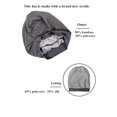 thumbnail image 2 of Hair Wrap Bonnet Silk Lined Night Sleep Cap , Hair Wraps for Sleeping Hat Gift Women Mom Wife Mother Grandma Gray, 2 of 5