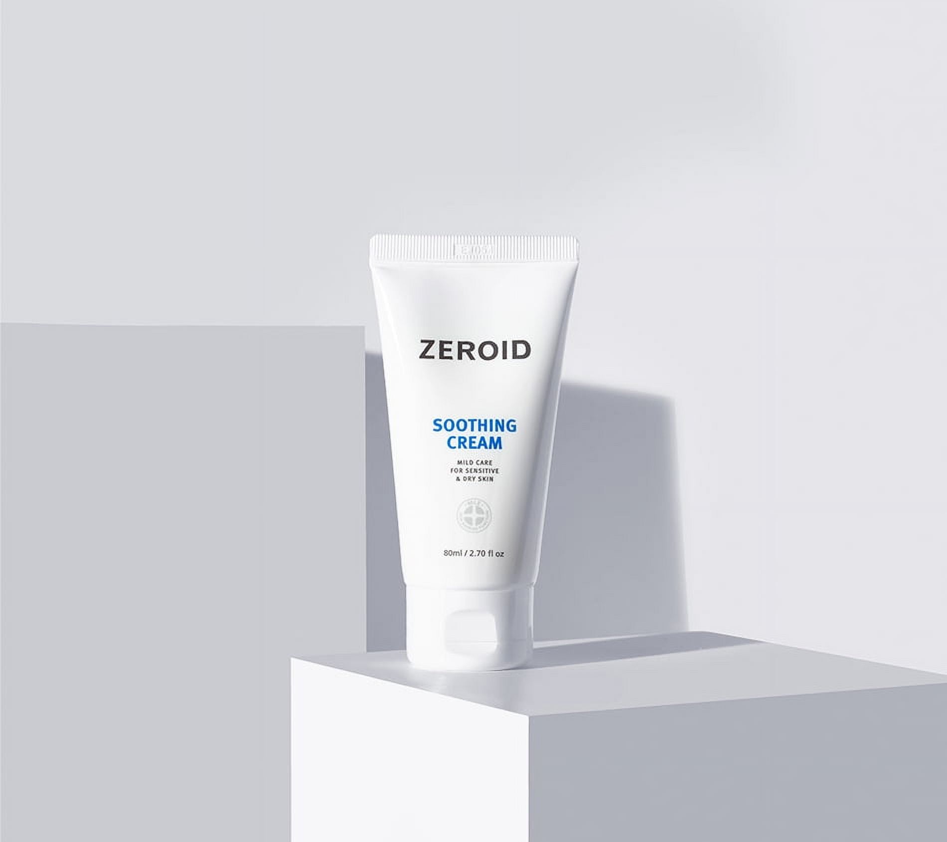 ZEROID Soothing Cream | Professional Care | K-Beauty | Soothing | Calming | 2.7 Fl Oz (80ml)