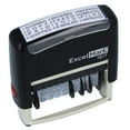 thumbnail image 4 of ExcelMark 12 Phrase Self-Inking Date Stamp - 2" x 1/4" Impression - Black Ink (7817), 4 of 8