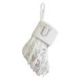 thumbnail image 3 of Calcetines navideños blancos 2024 con letras bordadas, medias de punto, reutilizables, para colgar en el árbol de Navidad, bolsa de regalo, colgante de media, decoración del hogar, 3 of 5