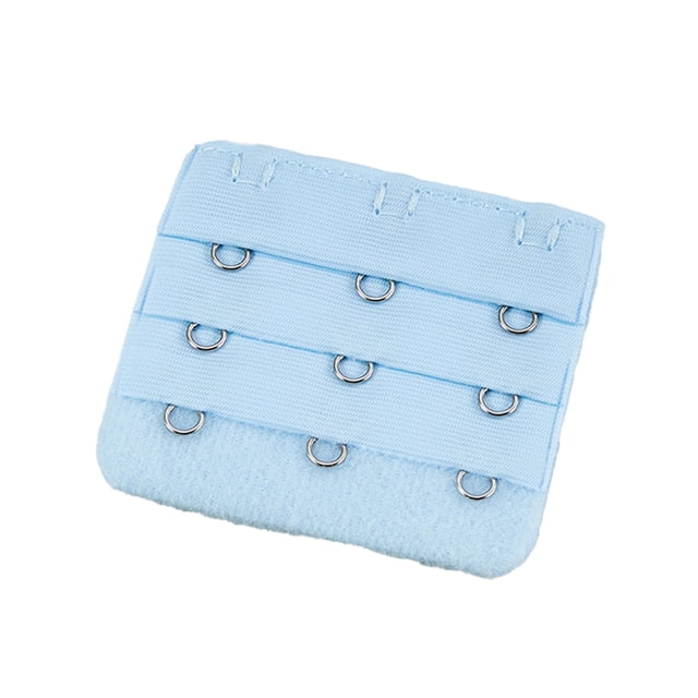 Qarigey Correa de extensión Extensores de sujetador Hebilla 3 Gancho Sujetador Transpirable Abrazadera práctica Íntimos ajustables 3 filas Ropa Ropa, zapatos y accesorios Miscelánea azul claro Qarigey AP010534-06