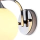 thumbnail image 3 of Lámpara De Pared De Luz Cálida De Estilo Nórdico Europeo Moderno Pantalla De Vidrio Led Lámpara Led De Pared Interior Artesanía De Hierro Lámpara De Pared De Cabecera Elegante Para Habitación Pasillo Eigraketly HA025137-01, 3 of 7