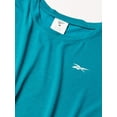 thumbnail image 3 of Reebok Womens Workout Ready Supermium Basic T-Shirt, Blue, X-Small, 3 of 4