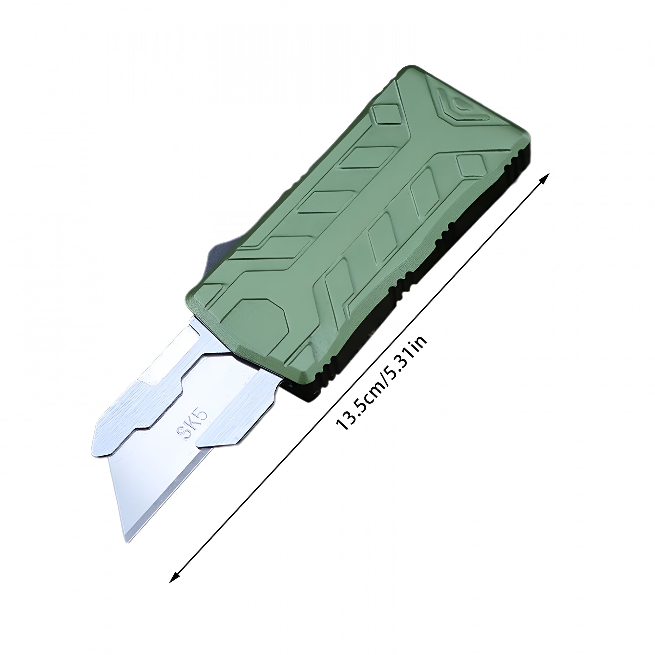 EXLEAF 2026 New Utility Knife Box Cutter,Auto-Retractable Utility Knife,Box Cutter Precision Craft Utility Knives for Office Home Arts,Change Blade Razor Knife,Aluminum Alloy Shell