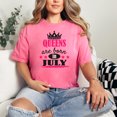 thumbnail image 2 of Queens Are Born In July, Crunchberry Comfort Colors T-Shirt, 3XL, 2 of 3