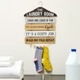 thumbnail image 4 of Laundry Room Decor with Rustic Safety Pins Tip Jar and Humorous Sign - Safety Pin Wall Decor Set, 4 of 8