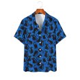 thumbnail image 2 of Tops Para Hombre Casual Cuello en V Manga Corta Festival Estampado Estampado Blusa Camisa Estampada Odeerbi ODB181599, 2 of 7
