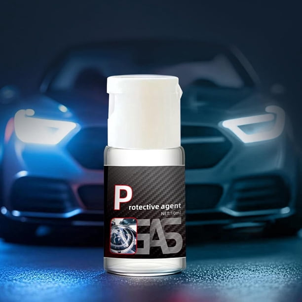 Líquido Restaurador de Faros de Coche para Eliminar La Transparencia y El Amarilleo de Los Faros. Limpiador de Cristales de 10 Ml.
