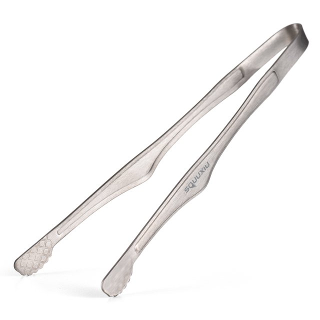 Ensemble de Poêle à Griller de Camping et Pinces à BBQ Portable Extérieur